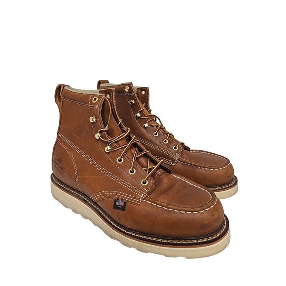 Thorogood Men's 6"American Heritage 814-4200 "Made In USA" Wedge Sole Boot 10.5D - Picture 1 of 8